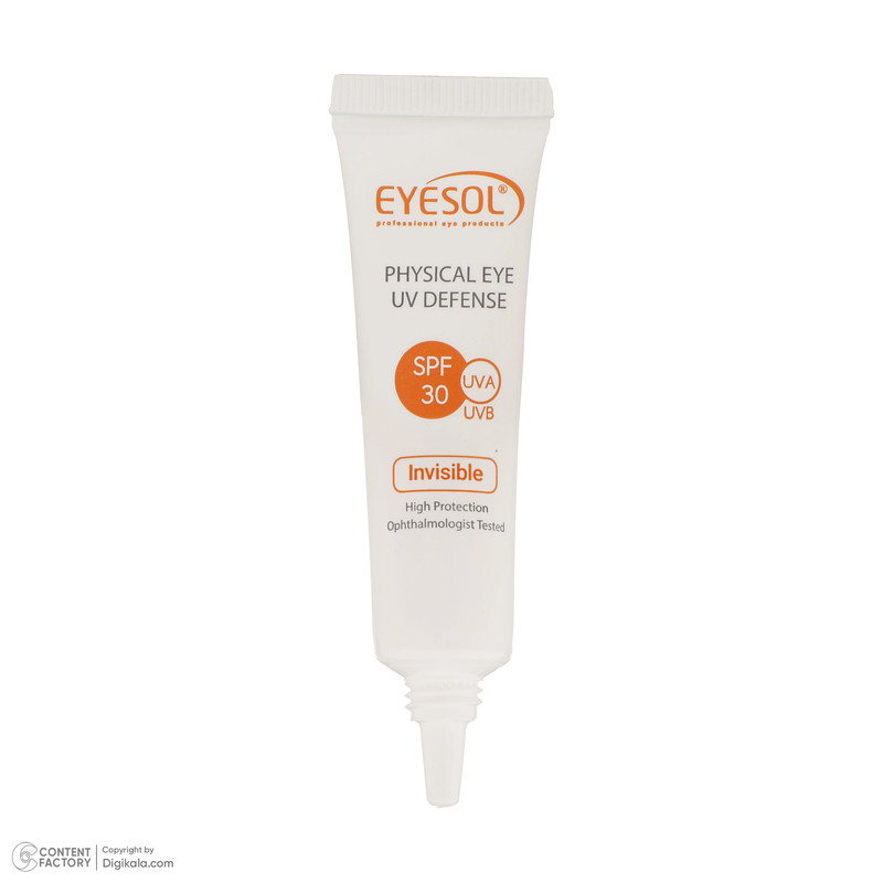 کرم ضد آفتاب دور چشم آیسول SPF30 مدل NS12V محافظ UVA ،UVB، مناسب انواع پوست حجم 15 میلی‌لیتر
