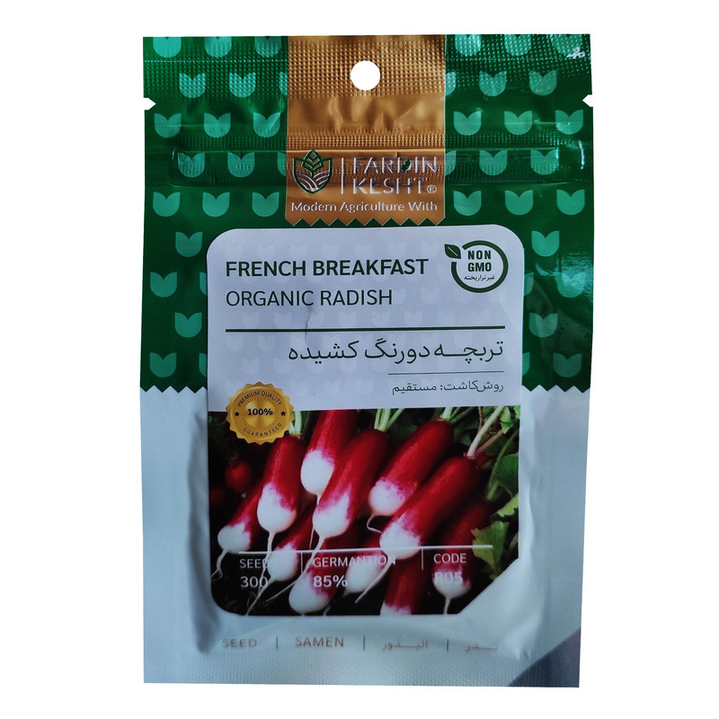 بذر تربچه دورنگ کشیده فردین کشت کد 083 بذر تربچه دورنگ کشیده فردین کشت کد 083