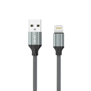 کابل تبدیل USB به  لایتنینگ الدنیو مدل LS441 طول 1  متر