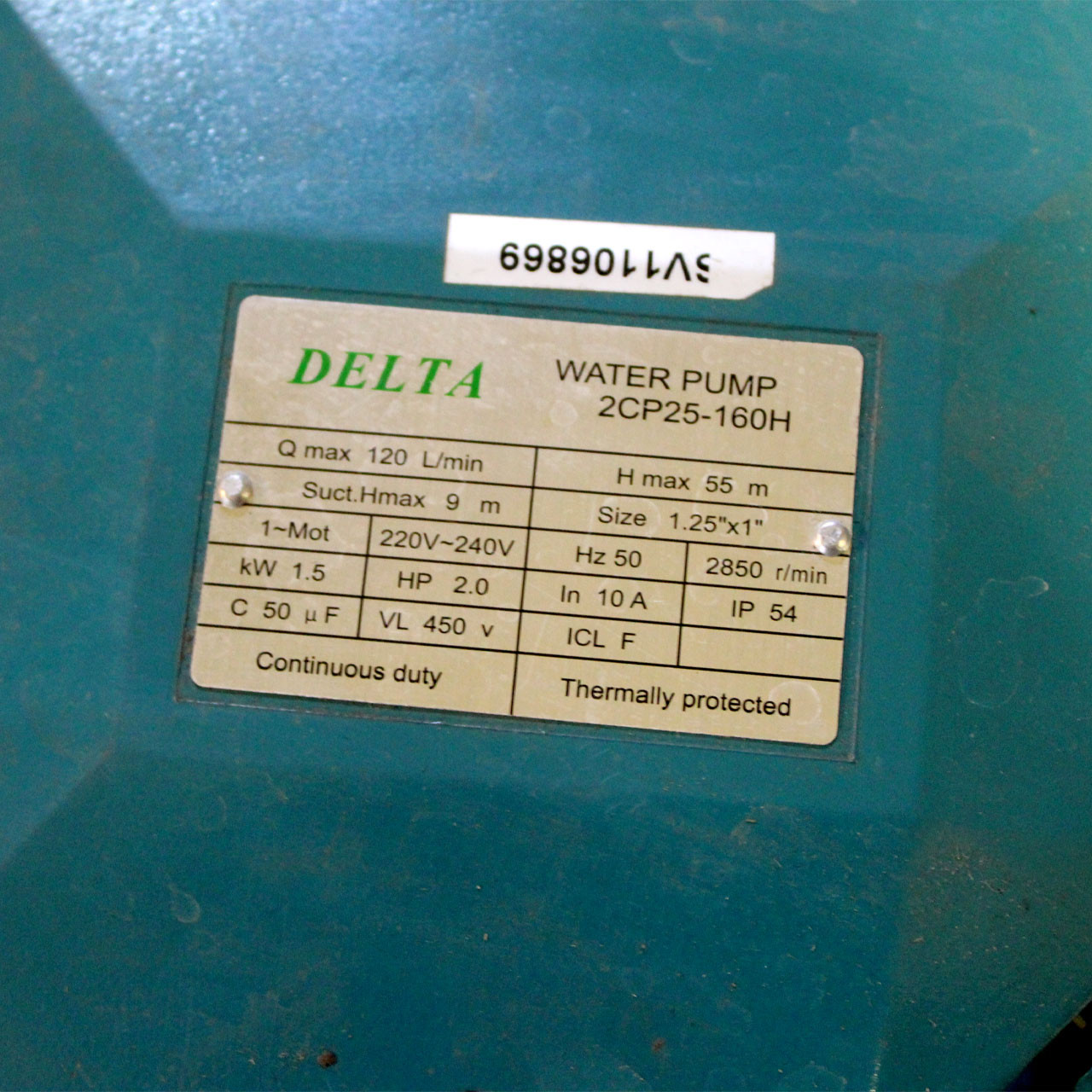 پمپ آب دلتا مدل 2CP25-160H