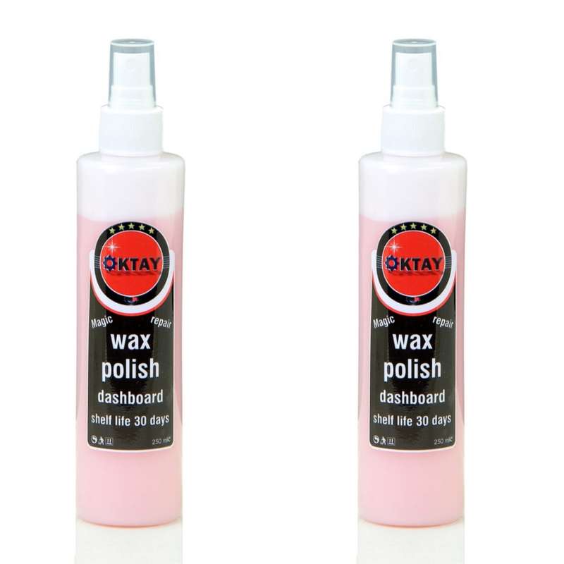 اسپری واکس داشبورد اکتای مدل نانو حجم 250 میلی لیتر بسته دو عددی