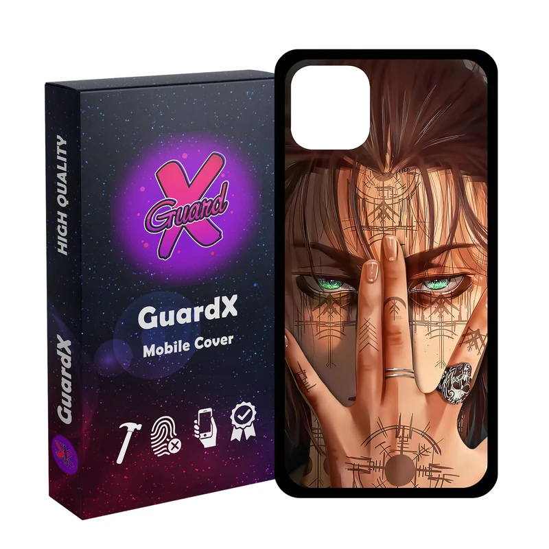 کاور گارد ایکس طرح Eren Anime مدل Glass10449 مناسب برای گوشی موبایل اپل iPhone 11 Pro Max