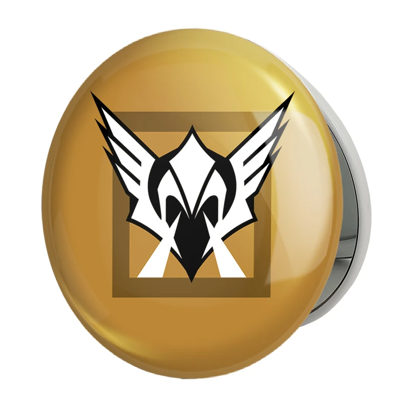 آینه جیبی خندالو طرح valkyrie  بازی رینبو سیکس سیج  مدل تاشو کد 30379