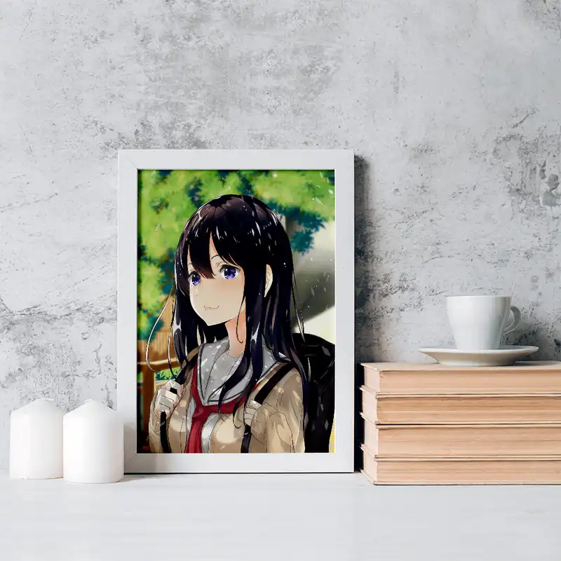 تابلو خندالو مدل نائوکو انیمه سایلنت ویس کد 15808