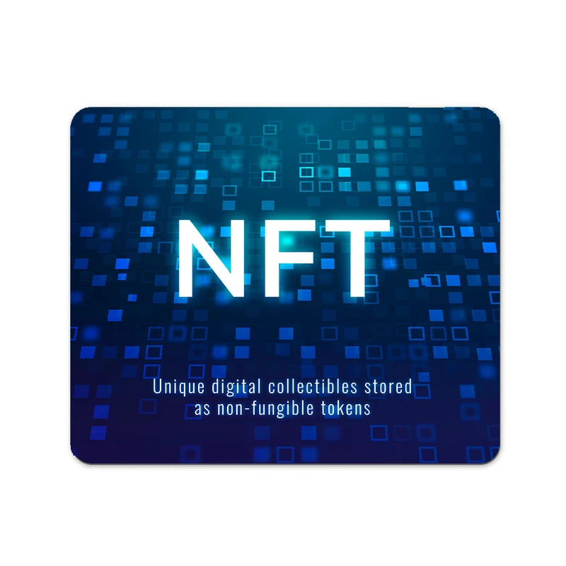 ماوس پد پاد آفرین مدل ان اف تی کریپتو فارکس تریدر ارزدیجیتال کد P439 سایز 19*24 سانتی متر