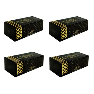 دستمال کاغذی 100 برگ اکتیو مدل نایت زنجیر زرین بسته 4 عددی