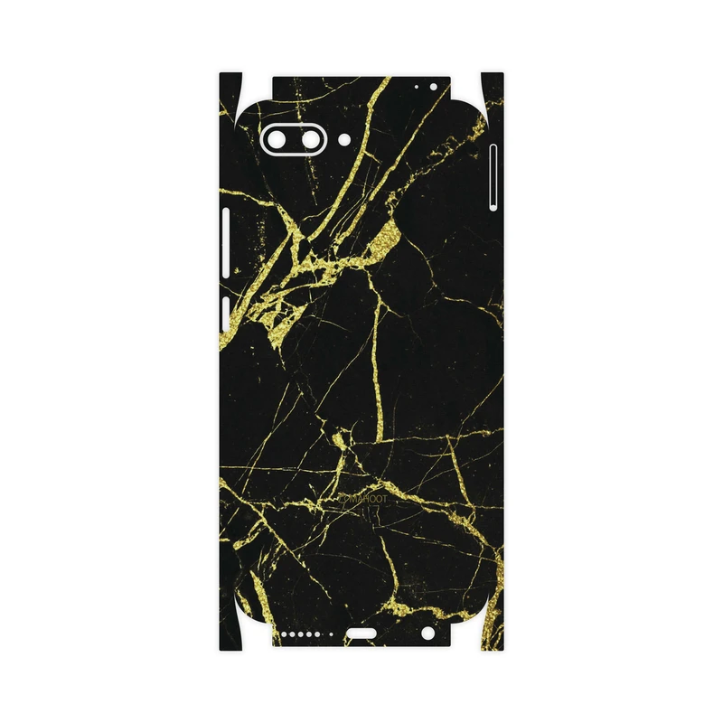 برچسب پوششی ماهوت مدل Graphite-Gold-Marble-FullSkin مناسب برای گوشی موبایل آنر 10