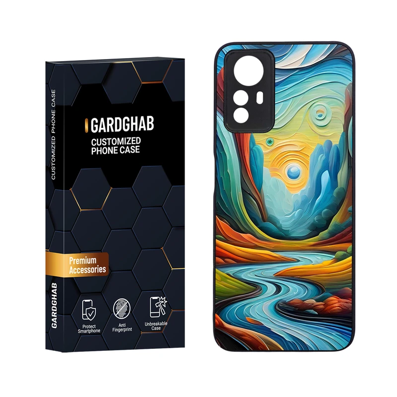 کاور گارد قاب مدل هنری مناسب برای گوشی موبایل شیائومی Redmi Note 12s 4G