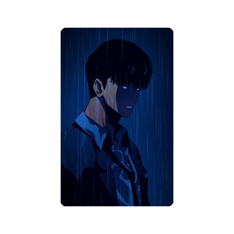 استیکر کارت مدل انیمه طرح سولو لولینگ سونگ جین وو solo leveling sung jin woo کد 5294
