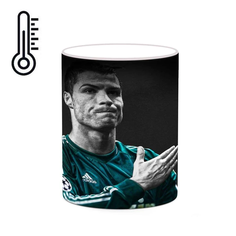 ماگ حرارتی کاکتی مدل کریستیانو رونالدو کد mgh24787