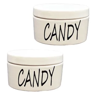 قندان سرامیکی مدل candy کد 2 مجموعه 2 عددی