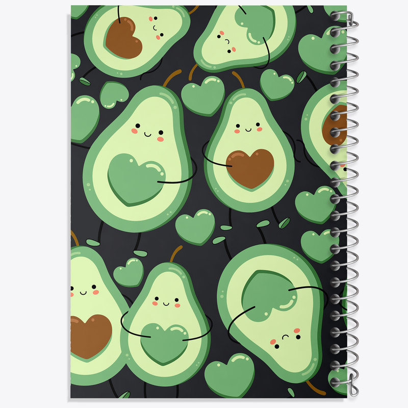 دفتر مشق 100 برگ خندالو مدل آووکادو کد 8621