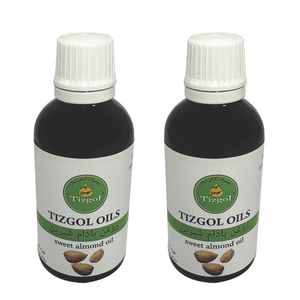 روغن بادام شیرین تیزگل مدل 008 حجم 100 میلی لیتر بسته 2 عددی