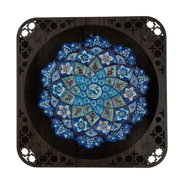 بشقاب میناکاری کد B1096