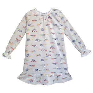 پیراهن دخترانه مدل باغ وحش کد PZOO30