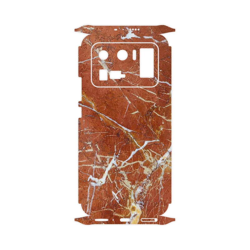 برچسب پوششی ماهوت مدل Red Marble-FullSkin مناسب برای گوشی موبایل شیائومی Mi 11 Ultra