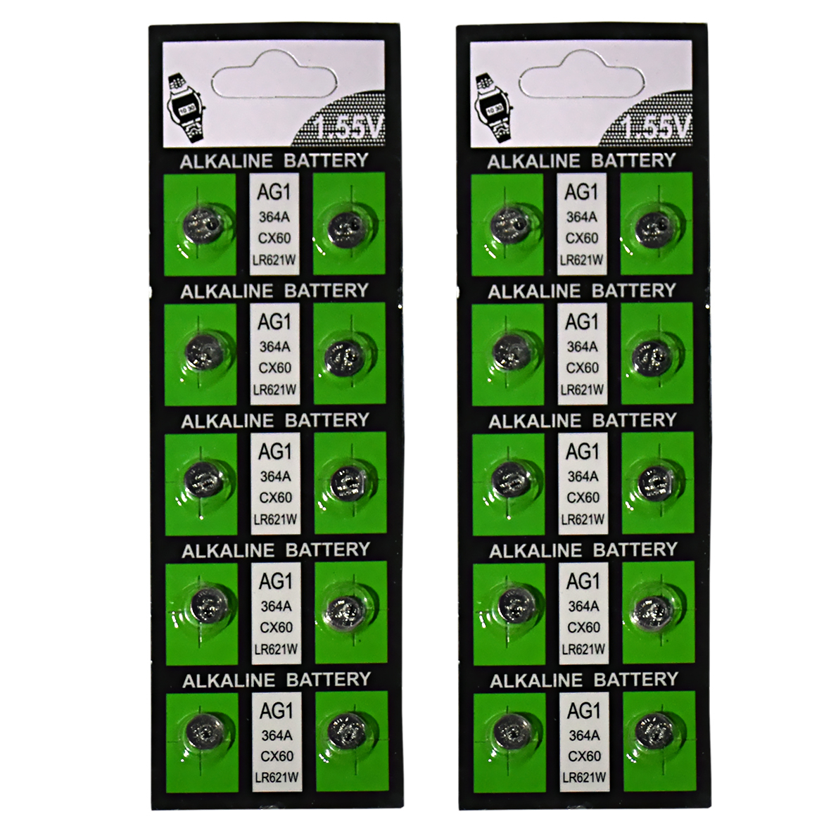 باتری ساعت آلکالین مدل AG 1 بسته 20 عددی