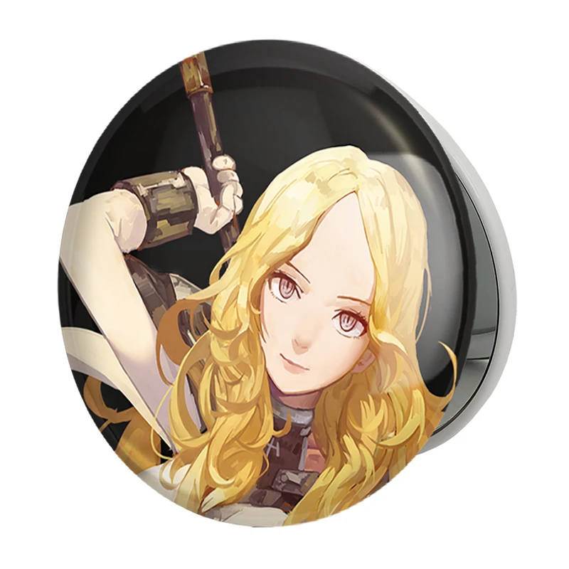 آینه جیبی خندالو طرح انیمه کلیمور مدل تاشو کد 33498