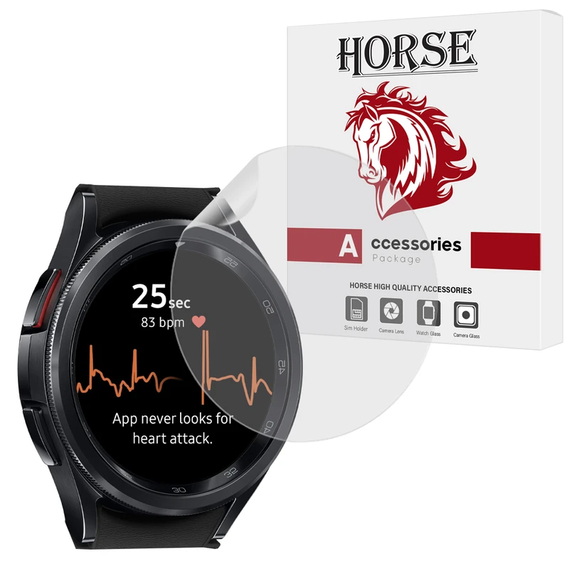 محافظ صفحه نمایش هورس مدل NNOH20 مناسب برای ساعت هوشمند سامسونگ Galaxy Watch 6 Classic 43mm