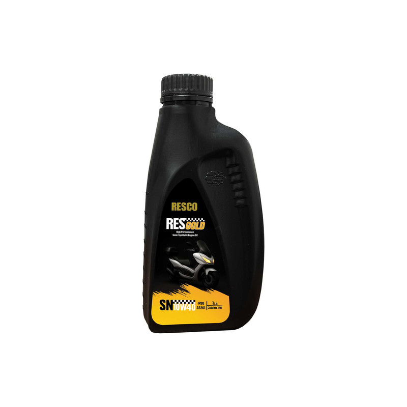 روغن موتور سیکلت نیمه سنتتیک رسکو مدل SN 10W-40 حجم 1 لیتر
