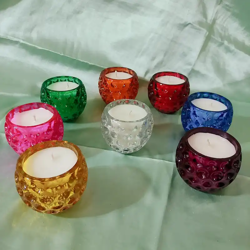 شمع مدل مروارید شیشه ای