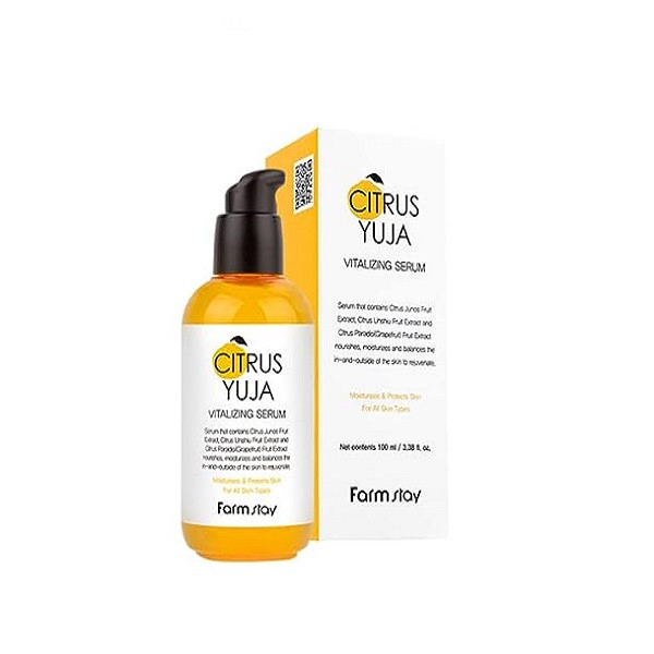 سرم پوست فارم استی مدل CITRUS YUJA VITALIZING حجم 100 میلی لیتر سرم پوست فارم استی مدل CITRUS YUJA VITALIZING حجم 100 میلی لیتر