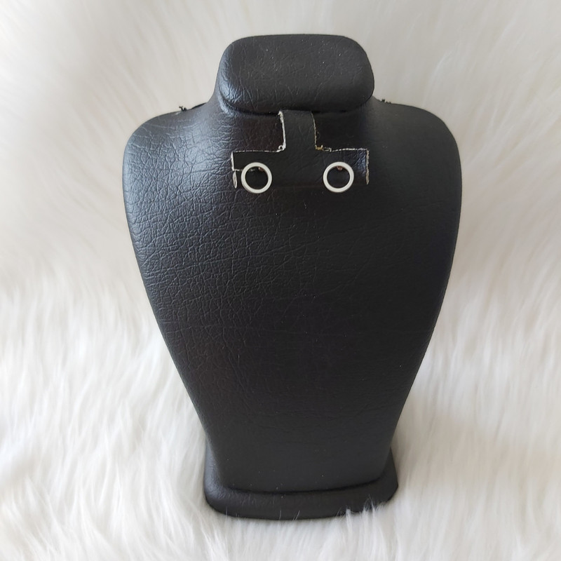 گوشواره زنانه مدل میخی طرح دایره کد shape111