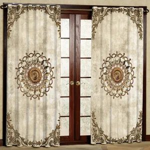 پرده مدل طرح دار هازان پانچی کد 1378 سایز 140x200 سانتی متر
