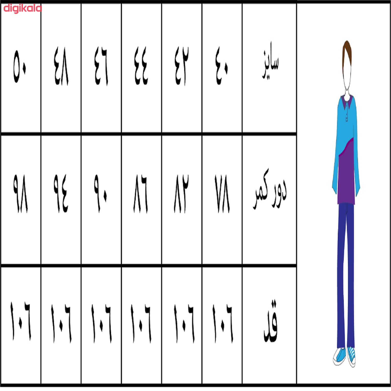 شلوار جین مردانه مدل a18 رنگ آبی روشن main 1 2