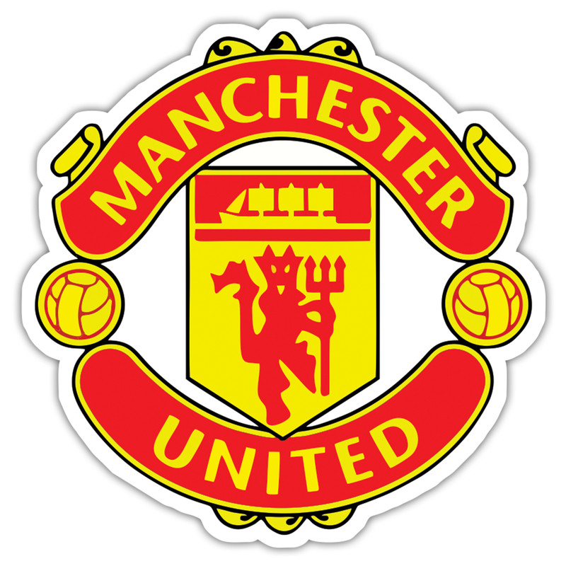 استیکر لپ تاپ طرح فوتبالی مدل manchester51