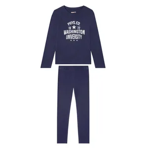 ست تی شرت آستین بلند و شلوار دخترانه پیپرتس مدل 10313692