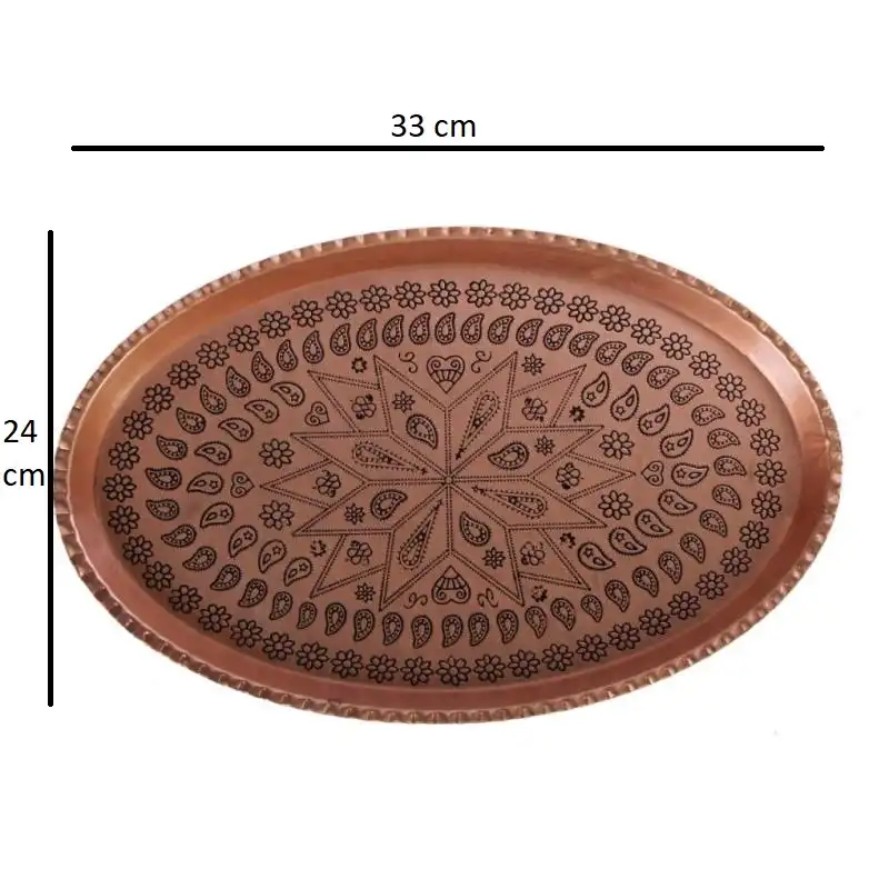 سینی مسی رضایی زنجان مدل GH کد BZI 06