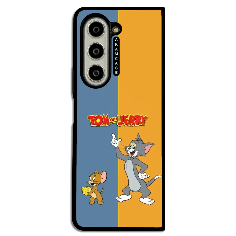 کاور آکام مدل AMC-WSGZFOLD5-TOM & JERRY17 مناسب برای گوشی موبایل سامسونگ Galaxy Z Fold 5
