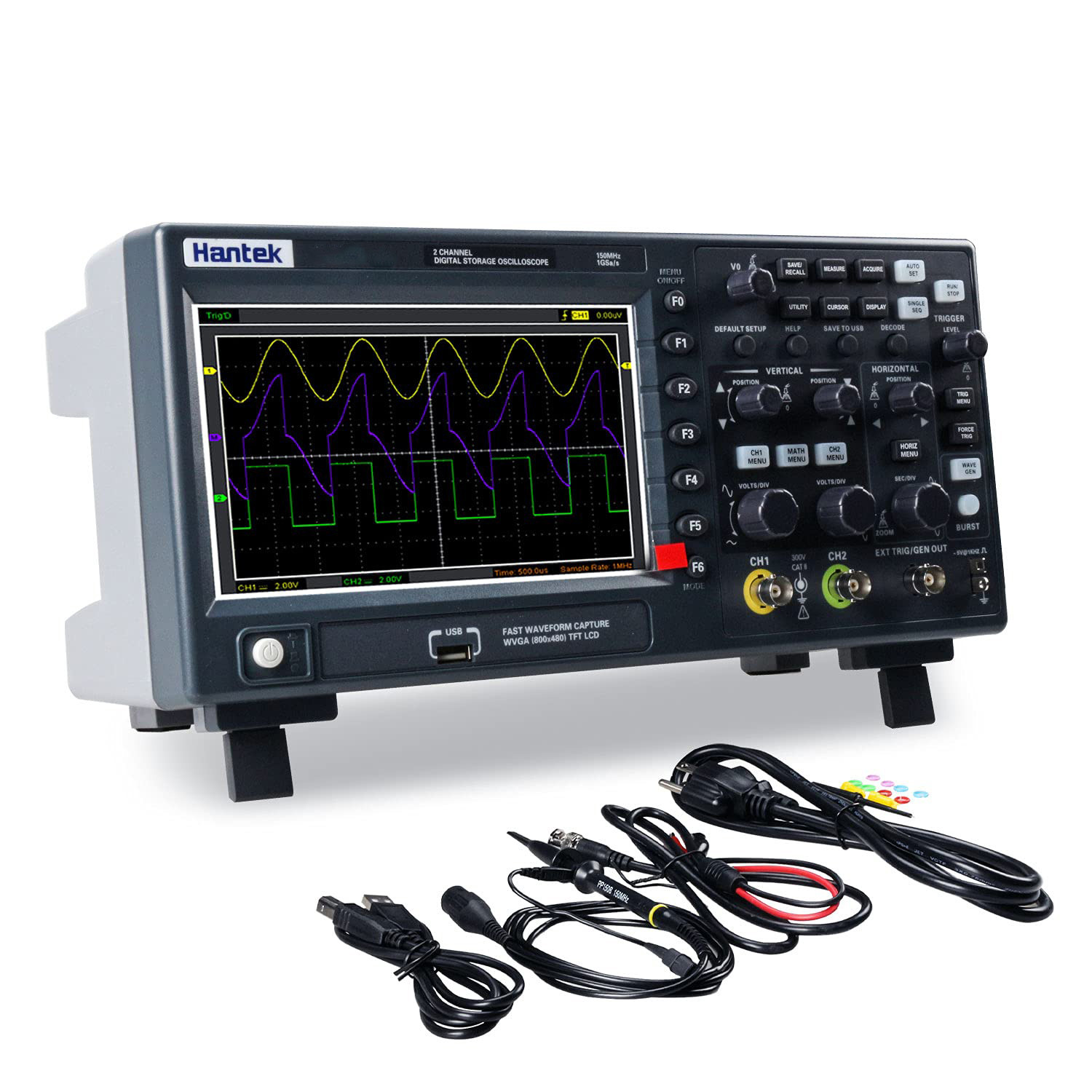 اسیلوسکوپ هان تک مدل DSO2D10 اسیلوسکوپ هان تک مدل DSO2D10