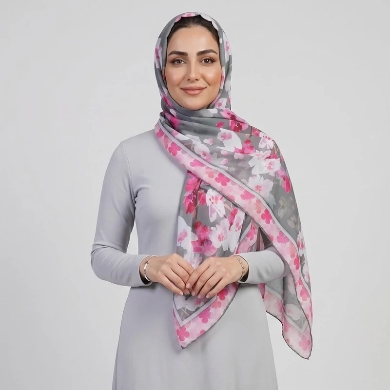 روسری زنانه مدل نخی جدید 2025 کد ab11