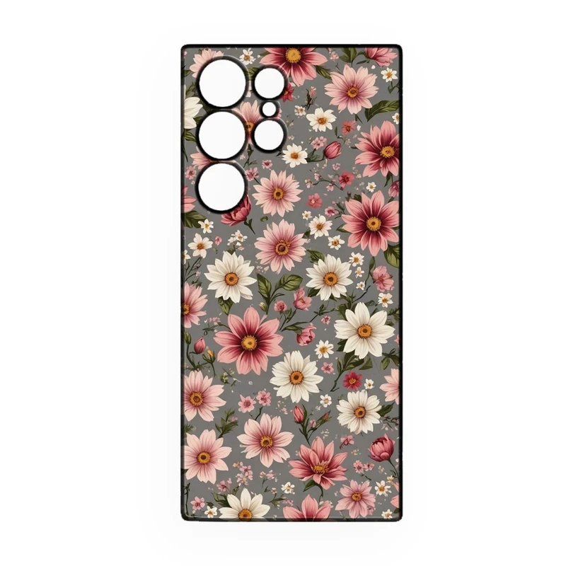 کاور طرح گل کد 316 مناسب برای گوشی موبایل سامسونگ Galaxy S23 Ultra