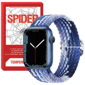  بند اسپایدر مدل Solo Lace مناسب برای اپل واچ سری 1/2/3/4/5/6/7/8/9/SE/ULTRA/ULTRA 2 سایز 42/44/45/49 میلی متری