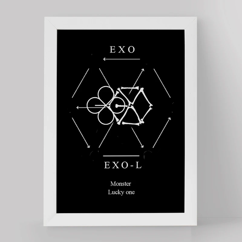 تابلو خندالو مدل گروه اکسو EXO کد 13636