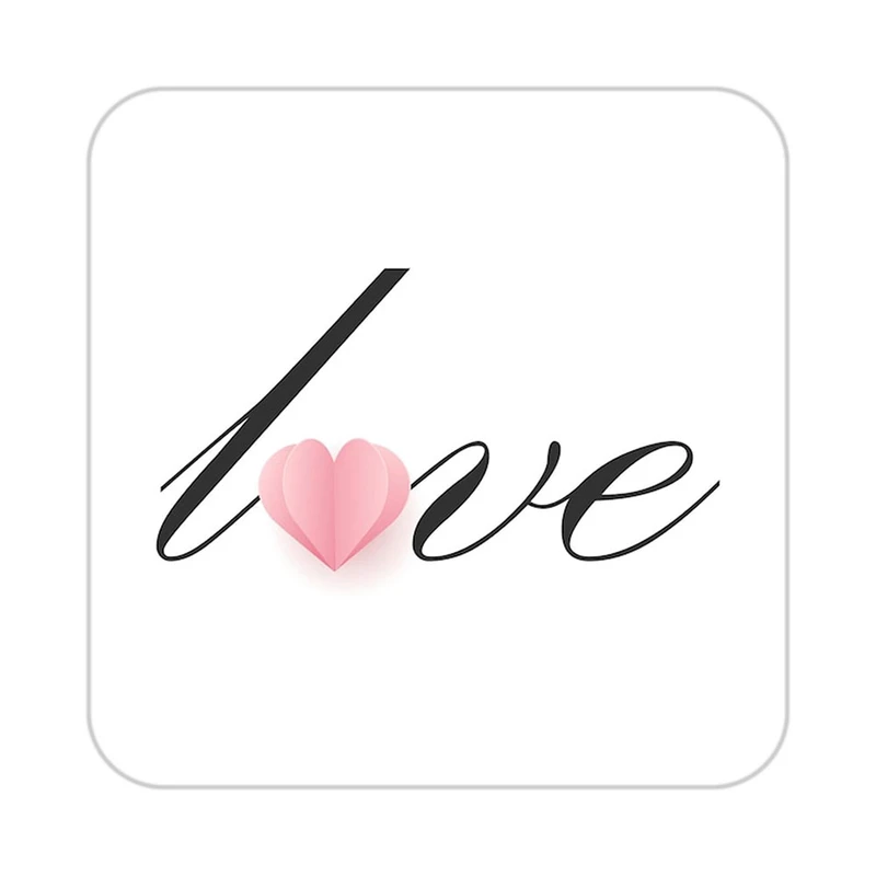 زیر لیوانی کاکتی طرح عاشقانه مدل mp39193