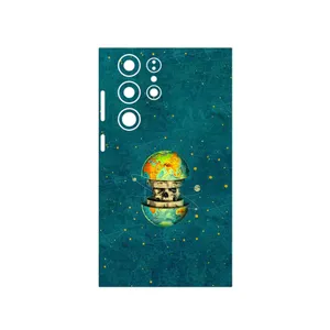 MAHOOT Collage of Earth Face Cover Sticker for Samsung Galaxy S23 Ultra