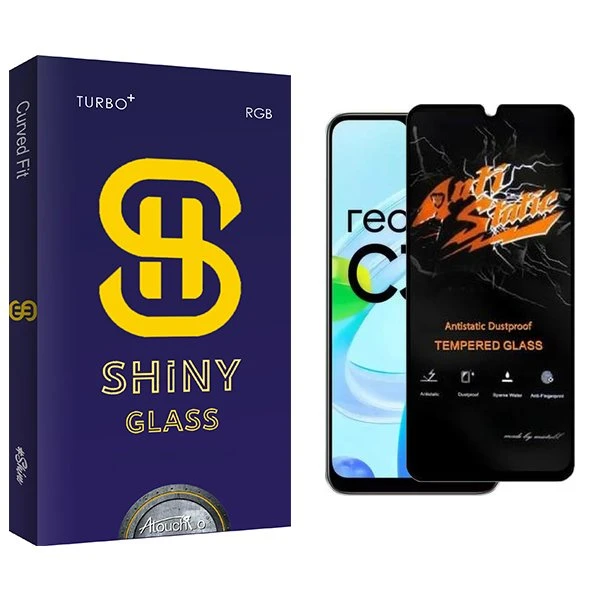 محافظ صفحه نمایش آتوچبو مدل Shiny Antistatic مناسب برای گوشی موبایل ریلمی C30