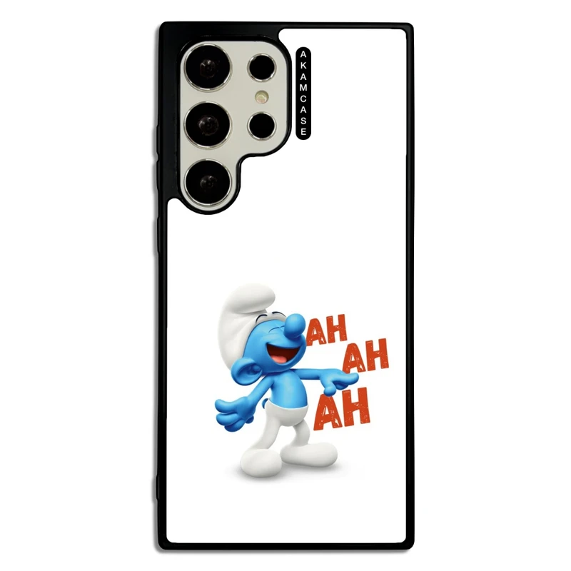 کاور آکام مدل AMC-WSGS23U-SMURFS-5 مناسب برای گوشی موبایل سامسونگ Galaxy S23 Ultra