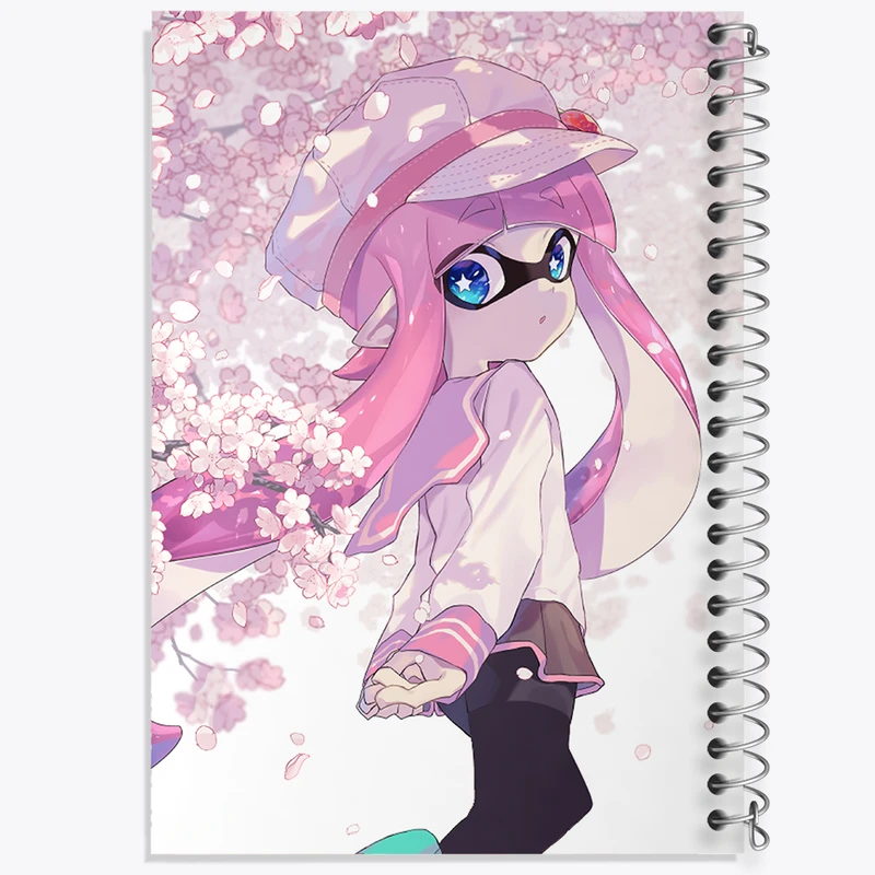 دفتر مشق 50 برگ خندالو طرح بازی اسپلاتون (Splatoon) کد 33335