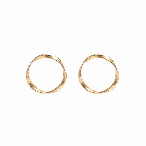 گوشواره میخی طلا 18 عیار زنانه بان گالری مدل الارا