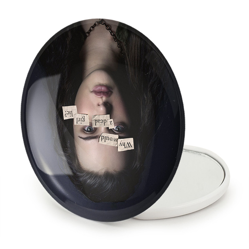 آینه جیبی خندالو طرح هانا بیکر 13دلیل برای اینکه Reasons Why13 مدل تاشو کد 20333