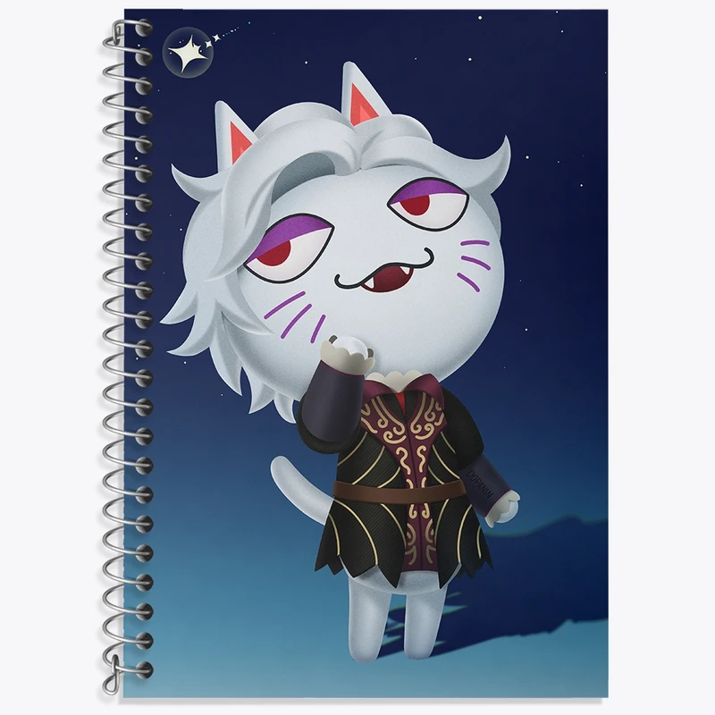 دفتر لغت 50 برگ خندالو طرح بازی انیمال کراسینگ (Animal Crossing) کد 32650