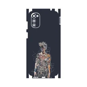 MAHOOT Strings Digital Art 1-FullSkin Cover Sticker for Motorola Moto E32s
