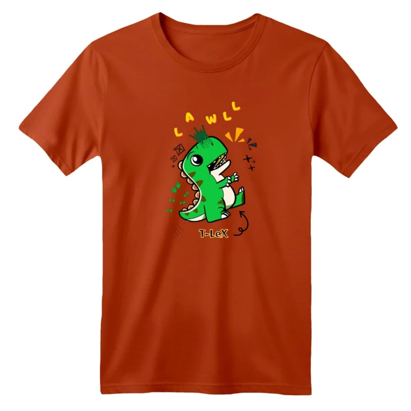 تی شرت آستین کوتاه بچگانه مدل دایناسور کد 38