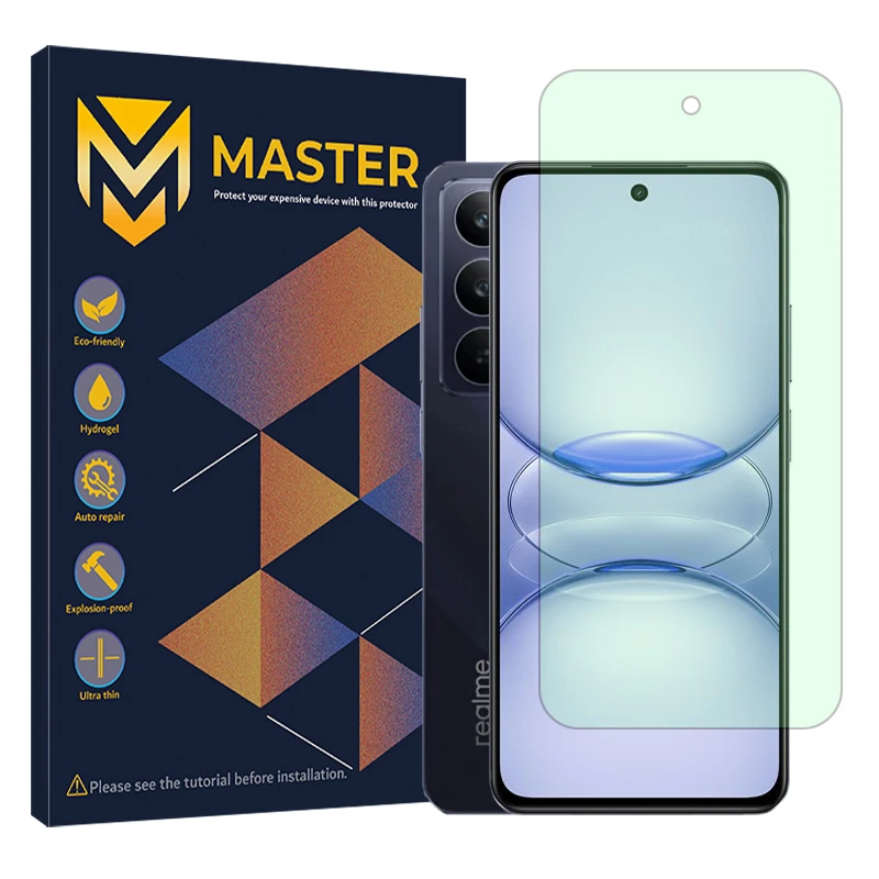 محافظ صفحه نمایش گرین لایت مستر مدل هیدروژلی مناسب برای گوشی موبایل ریلمی C75x