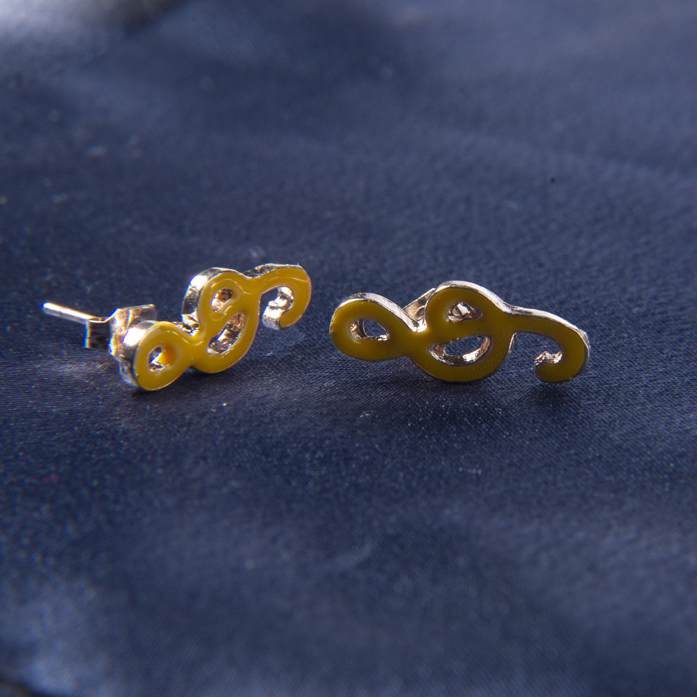 گوشواره دخترانه طرح نت کد RKH_513 گوشواره دخترانه طرح نت کد RKH_513